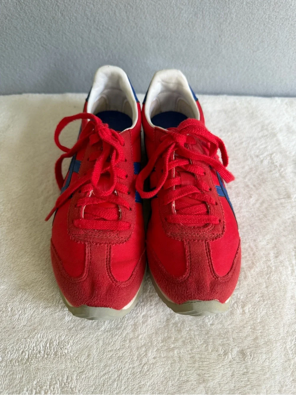 Onitsuka Tiger California 78 Casual Sneakers US3 Kids Red/Blue